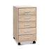Office Filing Cabinet 5 Drawer Storage Home Study Cupboard Wood